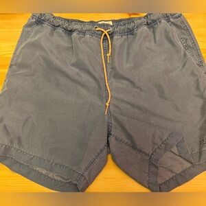 Faherty Large sunwashed men’s swim trunks blue